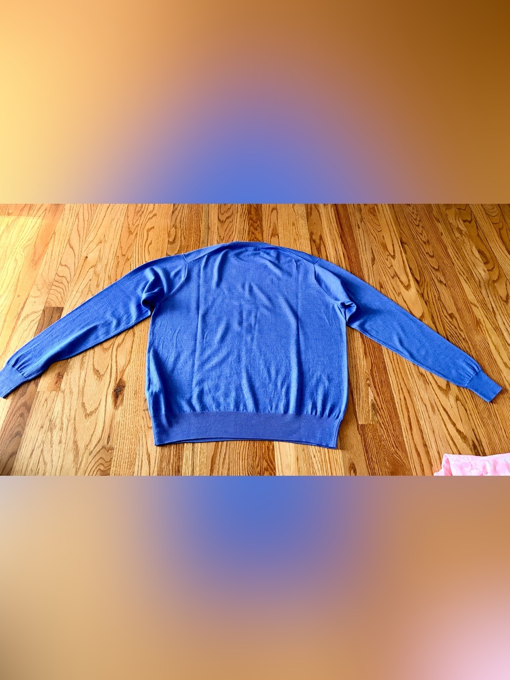 Peter Millar Men's Crewneck Sweater - Royal Blue - Picture 9 of 9